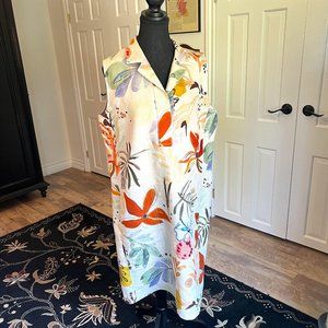 Lafayette 148 Beige Floral Dress